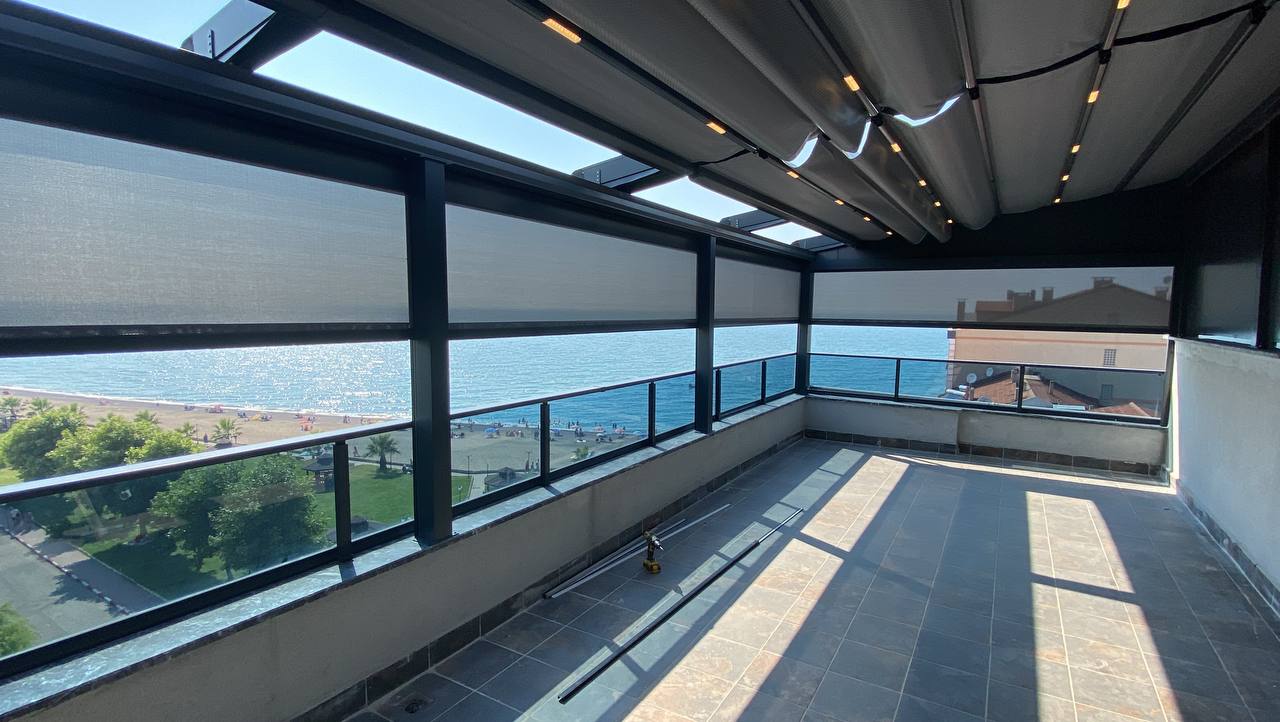 Cam balkon dekorasyon 1